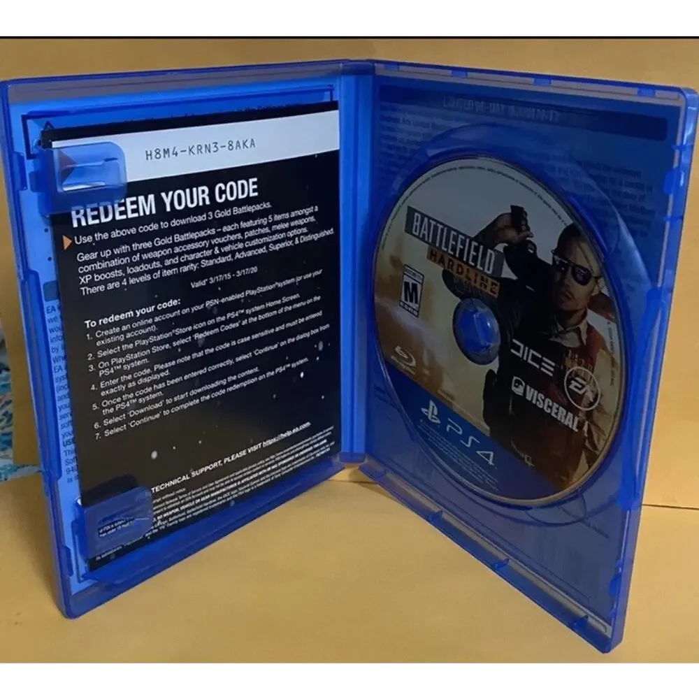 Battlefield Hardline (Sony PlayStation 4, 2015)